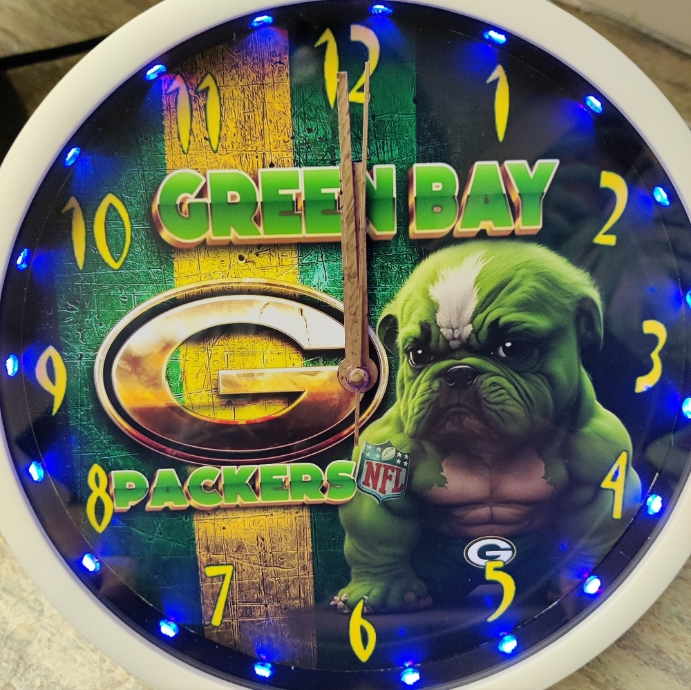 Green Bay Packers clock